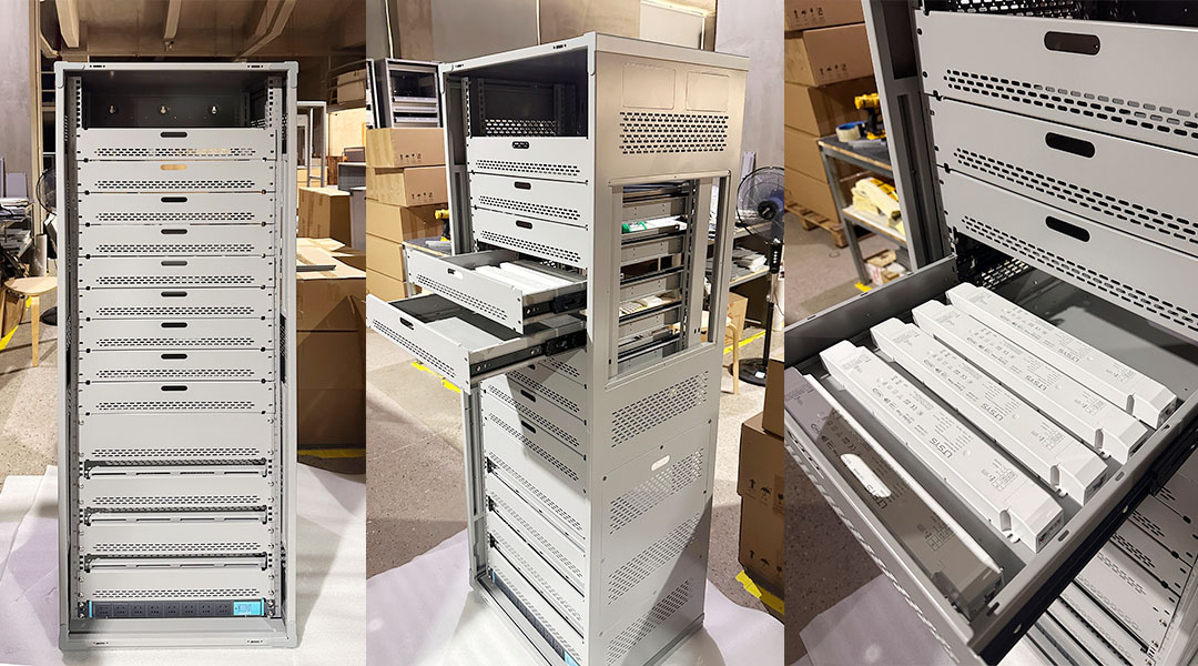 驱动+强电一体化解决方案：来看玛徳克创新1.6米设备中心定制箱。